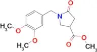 1-(3,4-Dimethoxy-benzyl)-5-oxo-pyrrolidine-3-carboxylic acid methyl ester