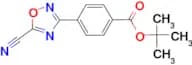 4-(5-Cyano-[1,2,4]oxadiazol-3-yl)-benzoic acid tert-butyl ester