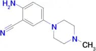 2-Amino-5-(4-methyl-piperazin-1-yl)-benzonitrile