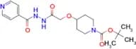 4-{2-Oxo-2-[N’-(pyridine-4-carbonyl)-hydrazino]-ethoxy}-piperidine-1-carboxylic acid tert-butyl es…