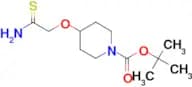 4-Thiocarbamoylmethoxy-piperidine-1-carboxylic acid tert-butyl ester