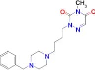 2-[4-(4-Benzyl-piperazin-1-yl)-butyl]-4-methyl-2H-[1,2,4]triazine-3,5-dione
