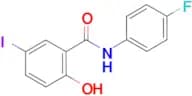 N-(4-Fluoro-phenyl)-2-hydroxy-5-iodo-benzamide
