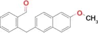 2-[(6-Methoxynaphthalen-2-yl)methyl]benzaldehyde
