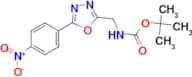 [5-(4-Nitro-phenyl)-[1,3,4]oxadiazol-2-ylmethyl]-carbamic acid tert-butyl ester
