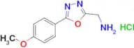 C-[5-(4-Methoxy-phenyl)-[1,3,4]oxadiazol-2-yl]-methylamine; hydrochloride