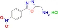 C-[5-(4-Nitro-phenyl)-[1,3,4]oxadiazol-2-yl]-methylamine; hydrochloride