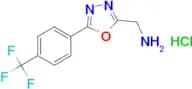 C-[5-(4-Trifluoromethyl-phenyl)-[1,3,4]oxadiazol-2-yl]-methylamine; hydrochloride