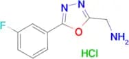 C-[5-(3-Fluoro-phenyl)-[1,3,4]oxadiazol-2-yl]-methylamine; hydrochloride