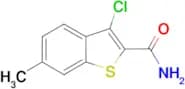 3-Chloro-6-methyl-benzo[b]thiophene-2-carboxylic acid amide