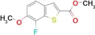 7-Fluoro-6-methoxy-benzo[b]thiophene-2-carboxylic acid methyl ester