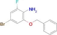 2-Benzyloxy-4-bromo-6-fluoro-phenylamine