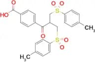 4-(3-Tosyl-2-(tosylmethyl)propanoyl)benzoic acid
