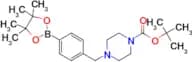 tert-Butyl 4-(4-(4,4,5,5-tetramethyl-1,3,2-dioxaborolan-2-yl)benzyl)piperazine-1-carboxylate