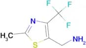 (2-Methyl-4-(trifluoromethyl)thiazol-5-yl)methanamine