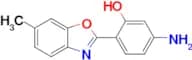 5-Amino-2-(6-methylbenzo[d]oxazol-2-yl)phenol