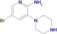 5-Bromo-3-(piperazin-1-yl)pyridin-2-amine