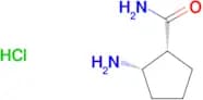 rel-(1R,2S)-2-Aminocyclopentanecarboxamide hydrochloride