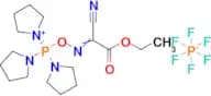 (E)-(((1-Cyano-2-ethoxy-2-oxoethylidene)amino)oxy)tri(pyrrolidin-1-yl)phosphonium hexafluorophosph…