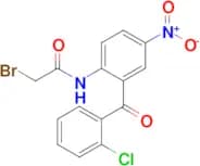 2-Bromo-N-(2-(2-chlorobenzoyl)-4-nitrophenyl)acetamide