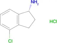 (R)-4-Chloro-2,3-dihydro-1H-inden-1-amine hydrochloride