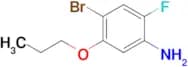 4-Bromo-2-fluoro-5-propoxyaniline