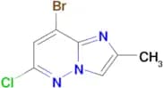 8-Bromo-6-chloro-2-methylimidazo[1,2-b]pyridazine