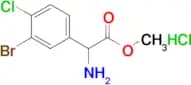 Methyl 2-amino-2-(3-bromo-4-chlorophenyl)acetate hydrochloride