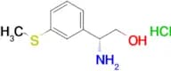 (R)-2-Amino-2-(3-(methylthio)phenyl)ethanol hydrochloride