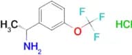 (R)-1-(3-(Trifluoromethoxy)phenyl)ethanamine hydrochloride