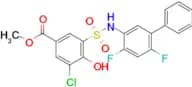 Methyl 3-chloro-5-(N-(4,6-difluoro-[1,1′-biphenyl]-3-yl)sulfamoyl)-4-hydroxybenzoate