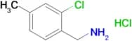 (2-Chloro-4-methylphenyl)methanamine hydrochloride