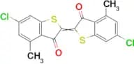 6,6'-Dichloro-4,4'-dimethyl-3H,3'H-[2,2'-bibenzo[b]thiophenylidene]-3,3'-dione
