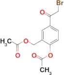 2-Acetoxy-5-(2-bromoacetyl)benzyl acetate
