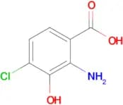 2-Amino-4-chloro-3-hydroxybenzoic acid