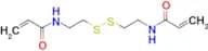 N,N’-(Disulfanediylbis(ethane-2,1-diyl))diacrylamide 98% stabilized with TBC