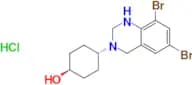 Trans-4-(6,8-dibromo-1,2-dihydroquinazolin-3(4H)-yl)cyclohexanol hydrochloride