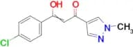 1-(4-Chlorophenyl)-3-(1-methyl-1H-pyrazol-4-yl)propane-1,3-dione