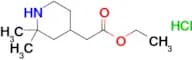 Ethyl 2-(2,2-dimethylpiperidin-4-yl)acetate hydrochloride