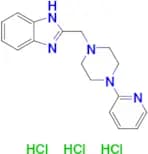 2-((4-(Pyridin-2-yl)piperazin-1-yl)methyl)-1H-benzo[d]imidazole trihydrochloride