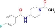 N-(1-Acetylpiperidin-4-yl)-4-fluorobenzamide