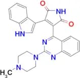 3-(1H-Indol-3-yl)-4-(2-(4-methylpiperazin-1-yl)quinazolin-4-yl)-1H-pyrrole-2,5-dione