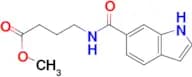 4-[[(Indol-6-yl)carbonyl]amino]butanoic acid, methyl ester
