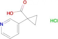 1-(Pyridin-3-yl)cyclopropane-1-carboxylic acid hydrochloride