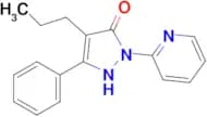 3-Phenyl-4-propyl-1-(pyridin-2-yl)-1H-pyrazol-5-ol