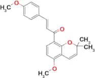 (E)-1-(5-Methoxy-2,2-dimethyl-2H-chromen-8-yl)-3-(4-methoxyphenyl)prop-2-en-1-one