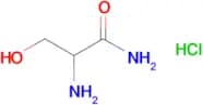 2-Amino-3-hydroxypropanamide hydrochloride
