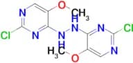 1,2-Bis(2-chloro-5-methoxypyrimidin-4-yl)hydrazine