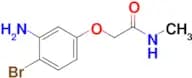 2-(3-Amino-4-bromophenoxy)-N-methylacetamide