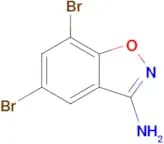 5,7-Dibromobenzo[d]isoxazol-3-amine